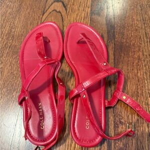 Cole Haan Women's Strappy Red Sandals